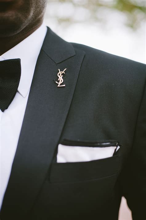 ysl lapel pin men|saint laurent brooch pins.